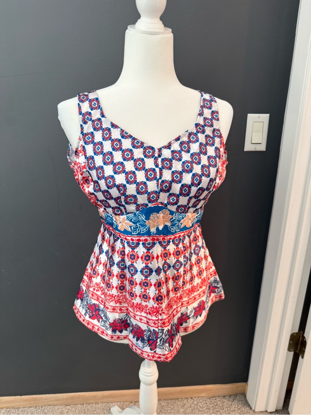KAS New York Satin Sleeveless Top NWT